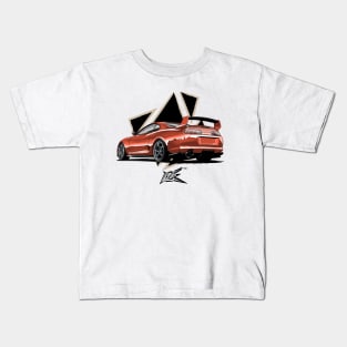 toyota supra a80 orange Kids T-Shirt